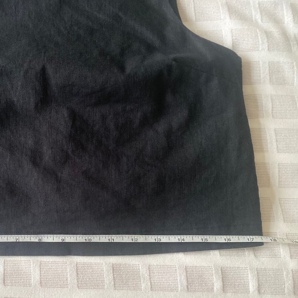 Banana Republic Linen Tank & Skirt set Black NEW - Picture 14 of 15